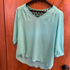 IZ Byer Women’s Blouse in Mint